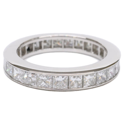 HARRY WINSTON ハリーウィンストン 仕上げ済み WBDPPCC10C10 PT950 ダイヤモンド プリンセスカット チャネルセット リング 指輪