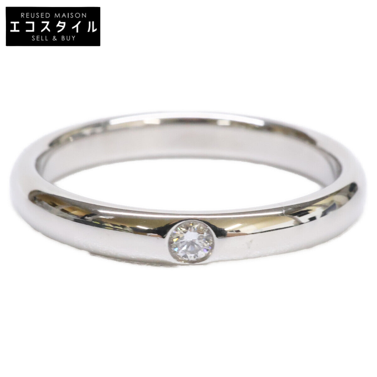HARRY WINSTON ハリーウィンストン 仕上げ済み WBDPRDBZ3MM PT950 ダイヤモンド1石 ラウンドカット・バンド リング 指輪