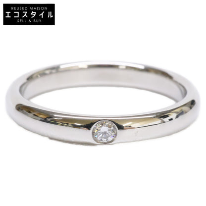 HARRY WINSTON ハリーウィンストン 仕上げ済み WBDPRDBZ3MM PT950 ダイヤモンド1石 ラウンドカット・バンド リング 指輪