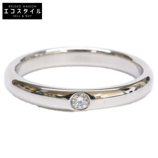 HARRY WINSTON ハリーウィンストン 仕上げ済み WBDPRDBZ3MM PT950 ダイヤモンド1石 ラウンドカット・バンド リング 指輪