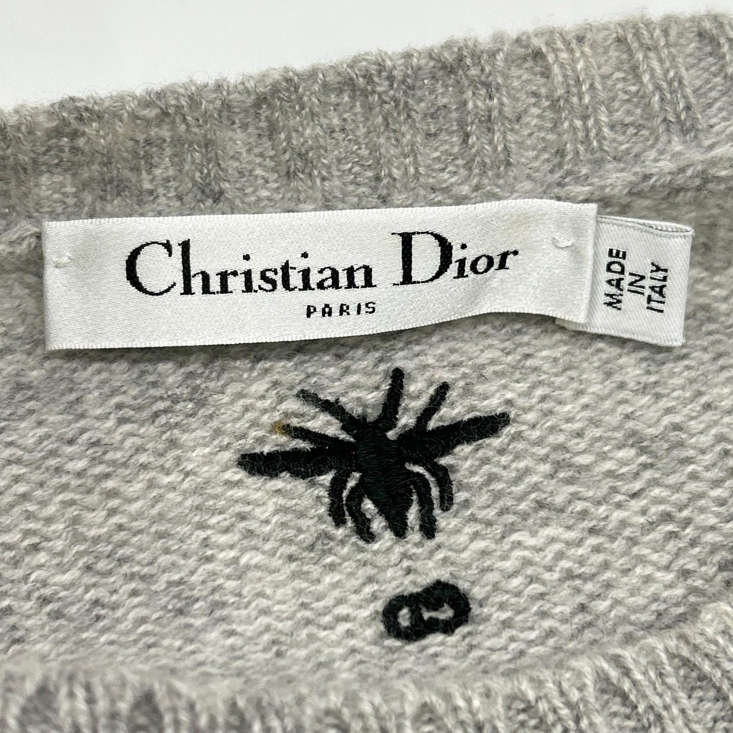 Christian Dior 克里斯汀·迪奥 844S31ZI019 羊绒刺绣圆领针织套衫 上衣