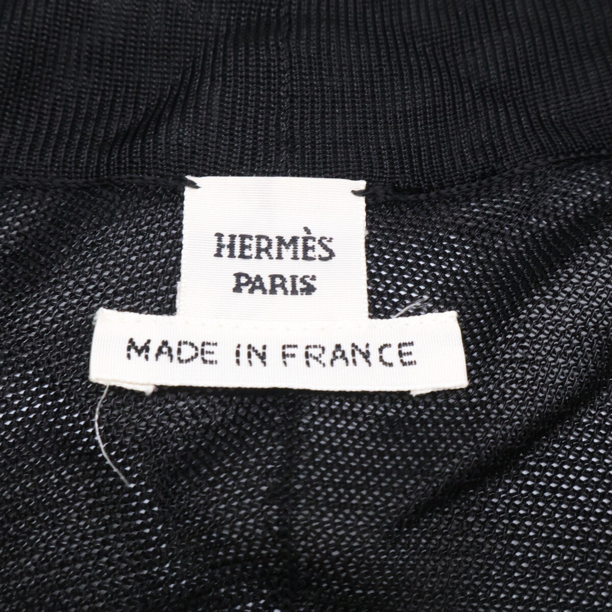 HERMES エルメス 【国内正規】ツイルレーヌ ウエストリボン付 ロングカーディガン トップス