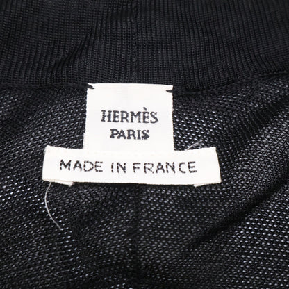 HERMES エルメス 【国内正規】ツイルレーヌ ウエストリボン付 ロングカーディガン トップス