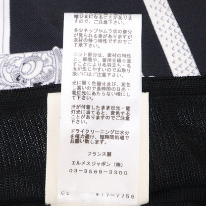 HERMES エルメス 【国内正規】ツイルレーヌ ウエストリボン付 ロングカーディガン トップス