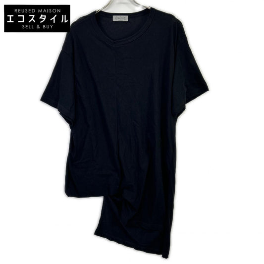 HJ-T08-071 DIORAMA JERSEY ASYMMETRY HEM S/S T TOP 3 MEN