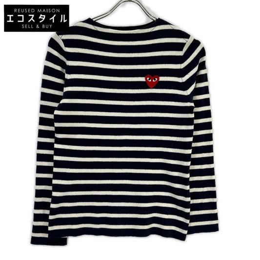 PLAYCOMMEdesGARCONS プレイコムデギャルソン AZ-N019 ウール×カシミヤ ボーダーニット トップス