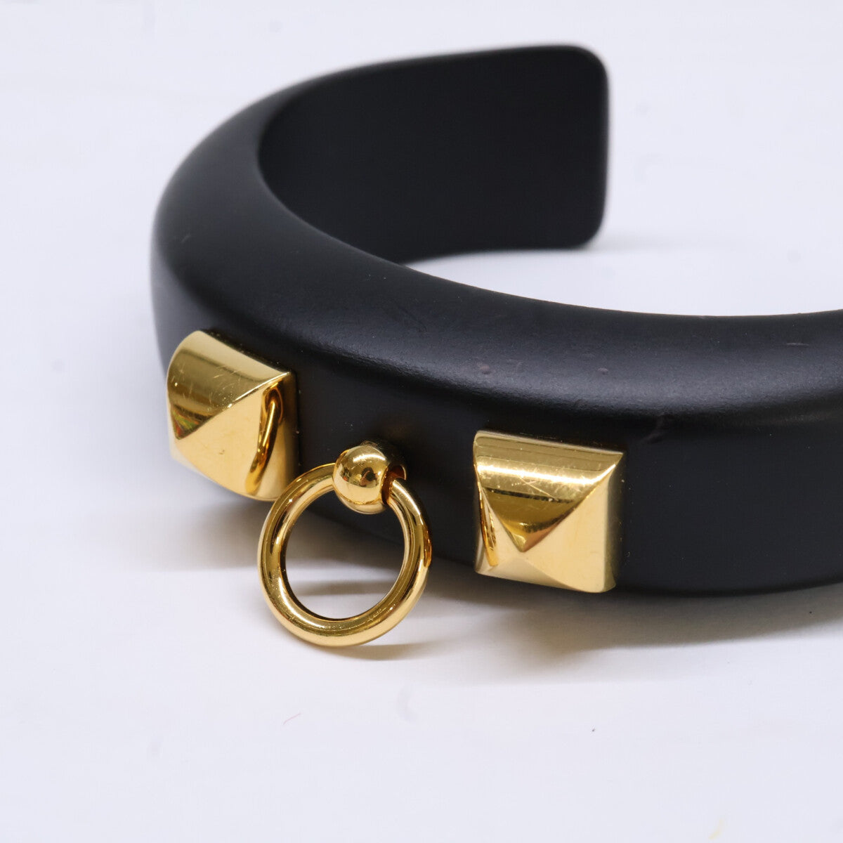 HERMES エルメス Collier de Chien コリエドシアン ウッド バングル