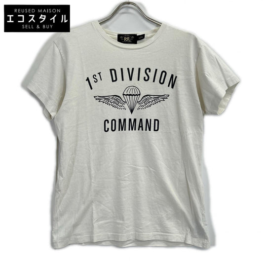 RRL ダブルアールエル 0466171 1st DIVISION COMMAND ホワイト クルーネック Tシャツ トップス