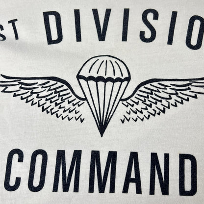 RRL ダブルアールエル 0466171 1st DIVISION COMMAND ホワイト クルーネック Tシャツ トップス