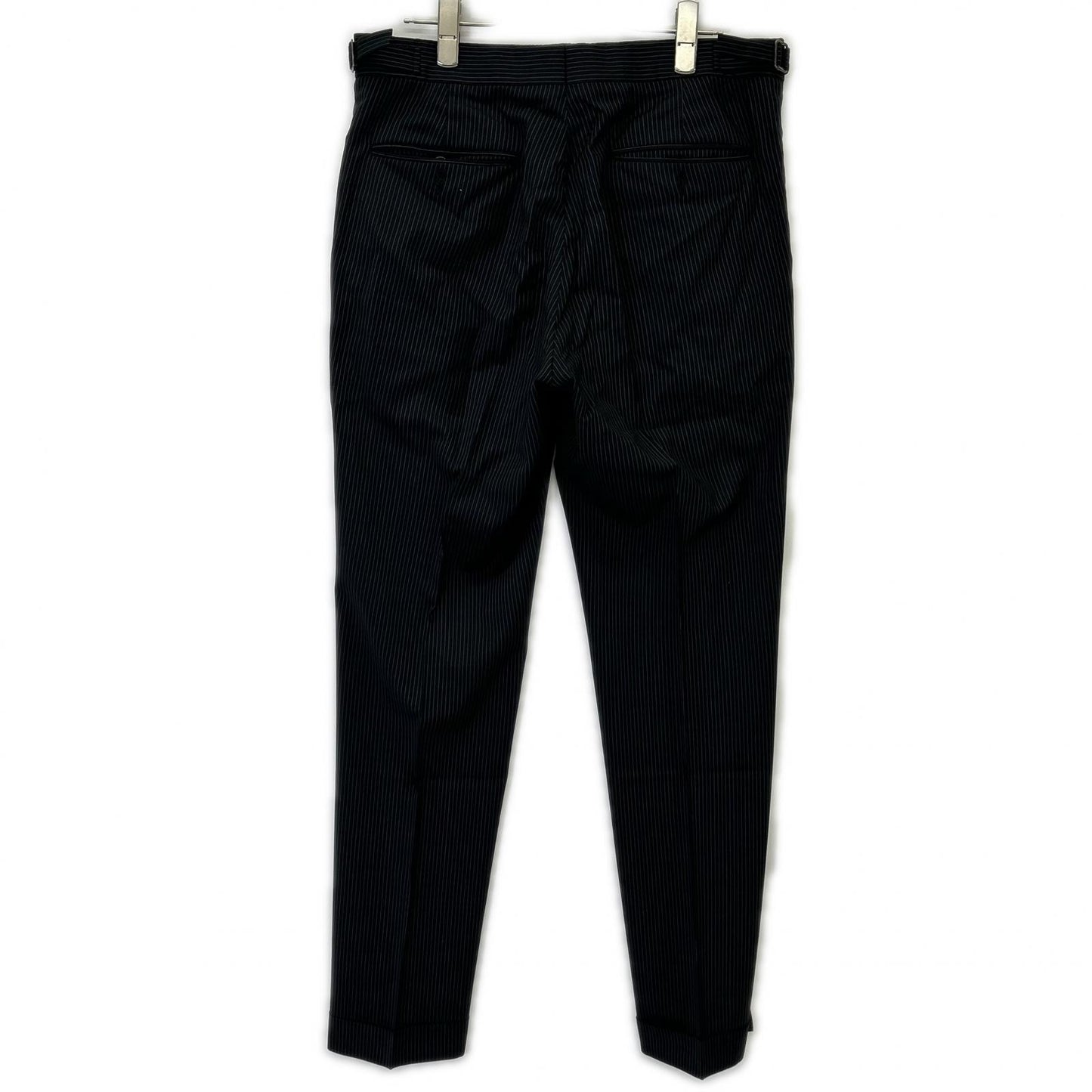 RALPHLAUREN ラルフローレン ブラック ストライプ 3ピース シングルスーツ スーツ セットアップ