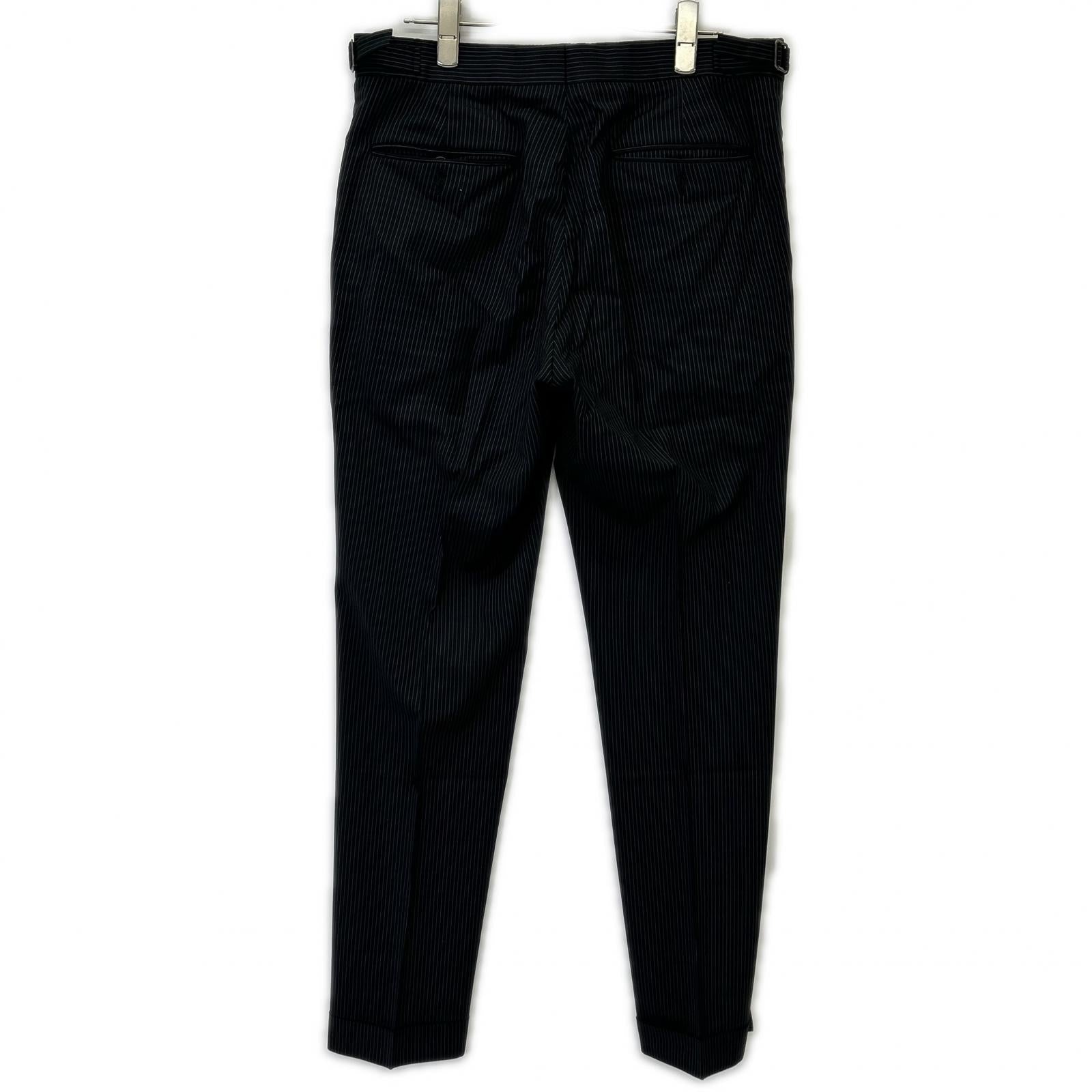 RALPHLAUREN ラルフローレン ブラック ストライプ 3ピース シングルスーツ スーツ セットアップ