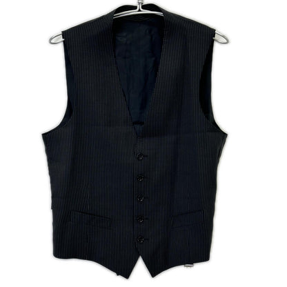 RALPHLAUREN ラルフローレン ブラック ストライプ 3ピース シングルスーツ スーツ セットアップ