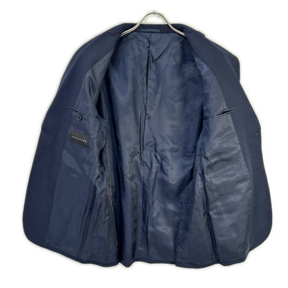 ESTNATION エストネーション ×REDA ネイビー ノッチドラペル カノコ シングルジャケット/ブレザー ジャケット