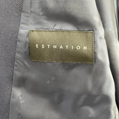 ESTNATION エストネーション ×REDA ネイビー ノッチドラペル カノコ シングルジャケット/ブレザー ジャケット