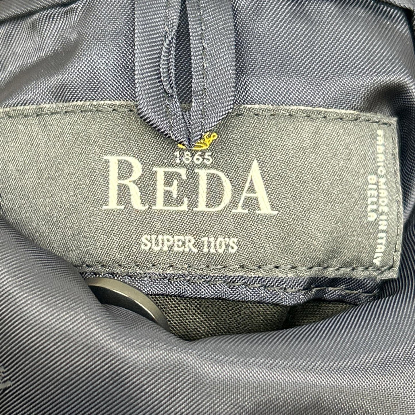 ESTNATION エストネーション ×REDA ネイビー ノッチドラペル カノコ シングルジャケット/ブレザー ジャケット