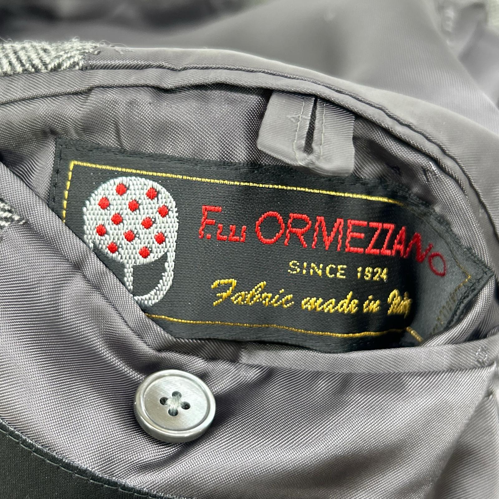ESTNATION エストネーション ×ORMEZZANO グレー ヘリンボーン シングルジャケット ジャケット