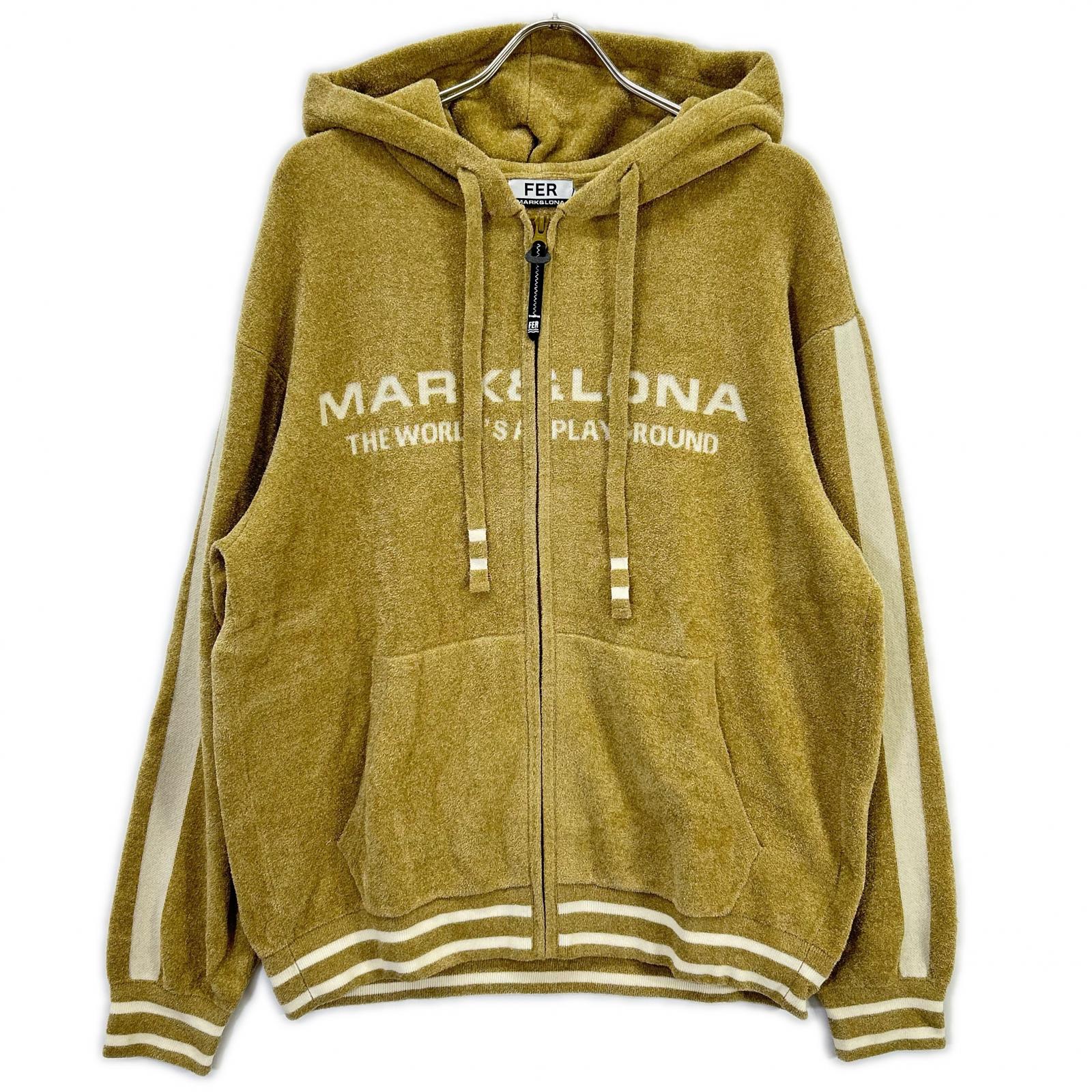 MARK&LONA 马克与罗纳 MFM-6A-AD10 米色 Plush Velour Touch Hoodie 上衣