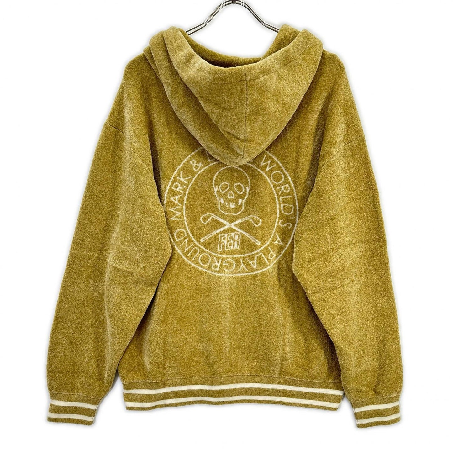 MARK&LONA マークアンドロナ MFM-6A-AD10 ベージュ Plush Velour Touch Hoodie トップス