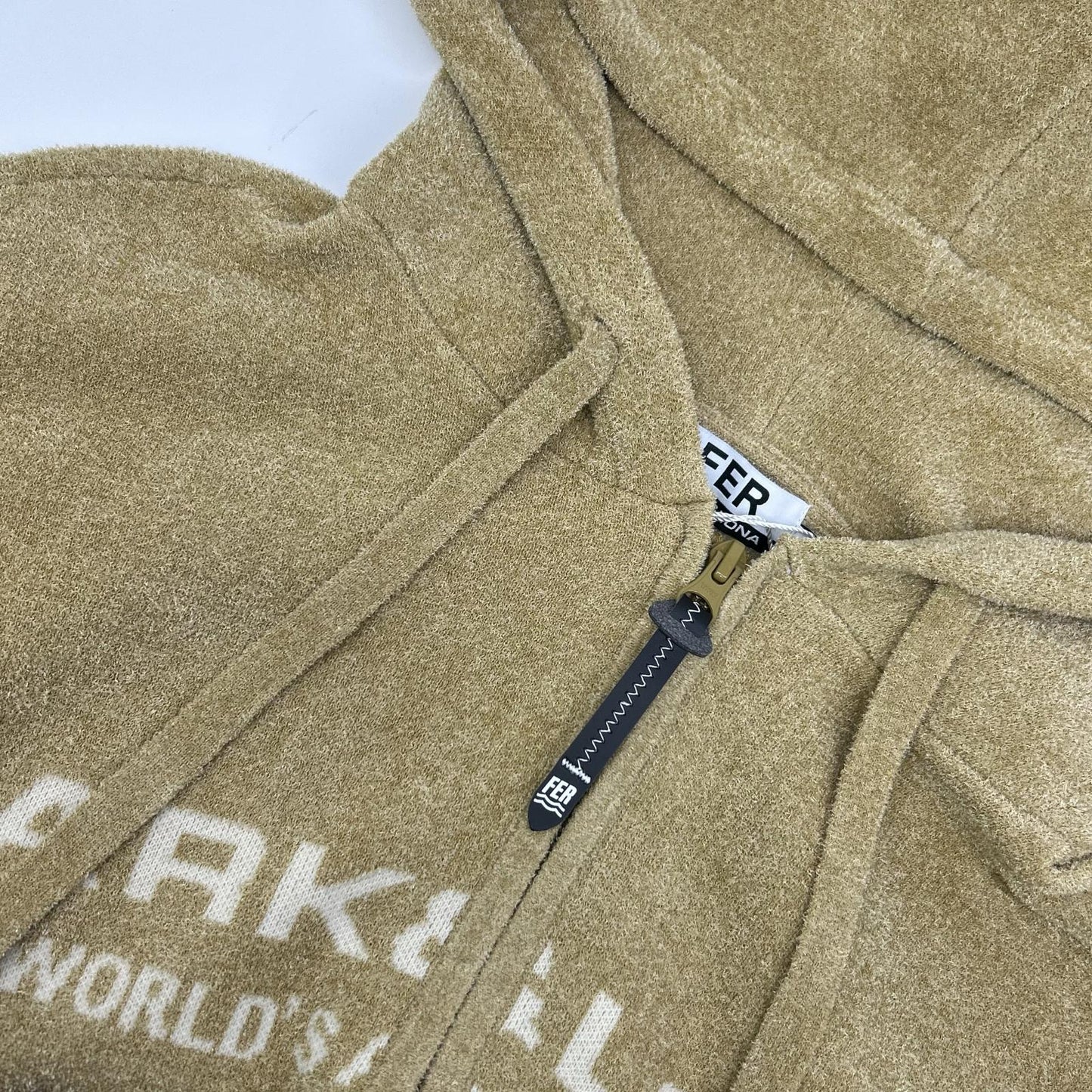 MARK&LONA マークアンドロナ MFM-6A-AD10 ベージュ Plush Velour Touch Hoodie トップス