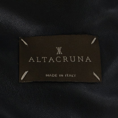 ALTACRUNA 阿尔塔克鲁纳 【美品】AE0646 羊皮 羊毛一体 立领 双拉链 夹克 外套