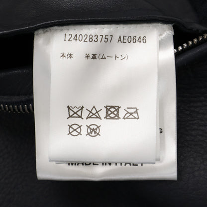 ALTACRUNA 阿尔塔克鲁纳 【美品】AE0646 羊皮 羊毛一体 立领 双拉链 夹克 外套