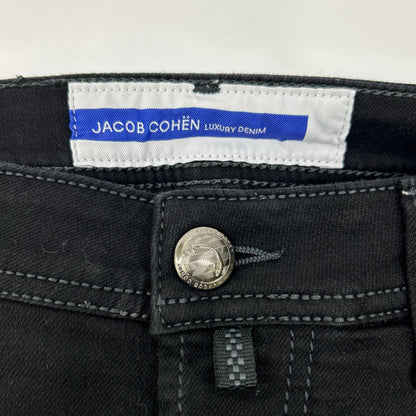 JACOB COHEN ヤコブコーエン NICK ブラック ボタンフライ ストレッチデニム ボトムス