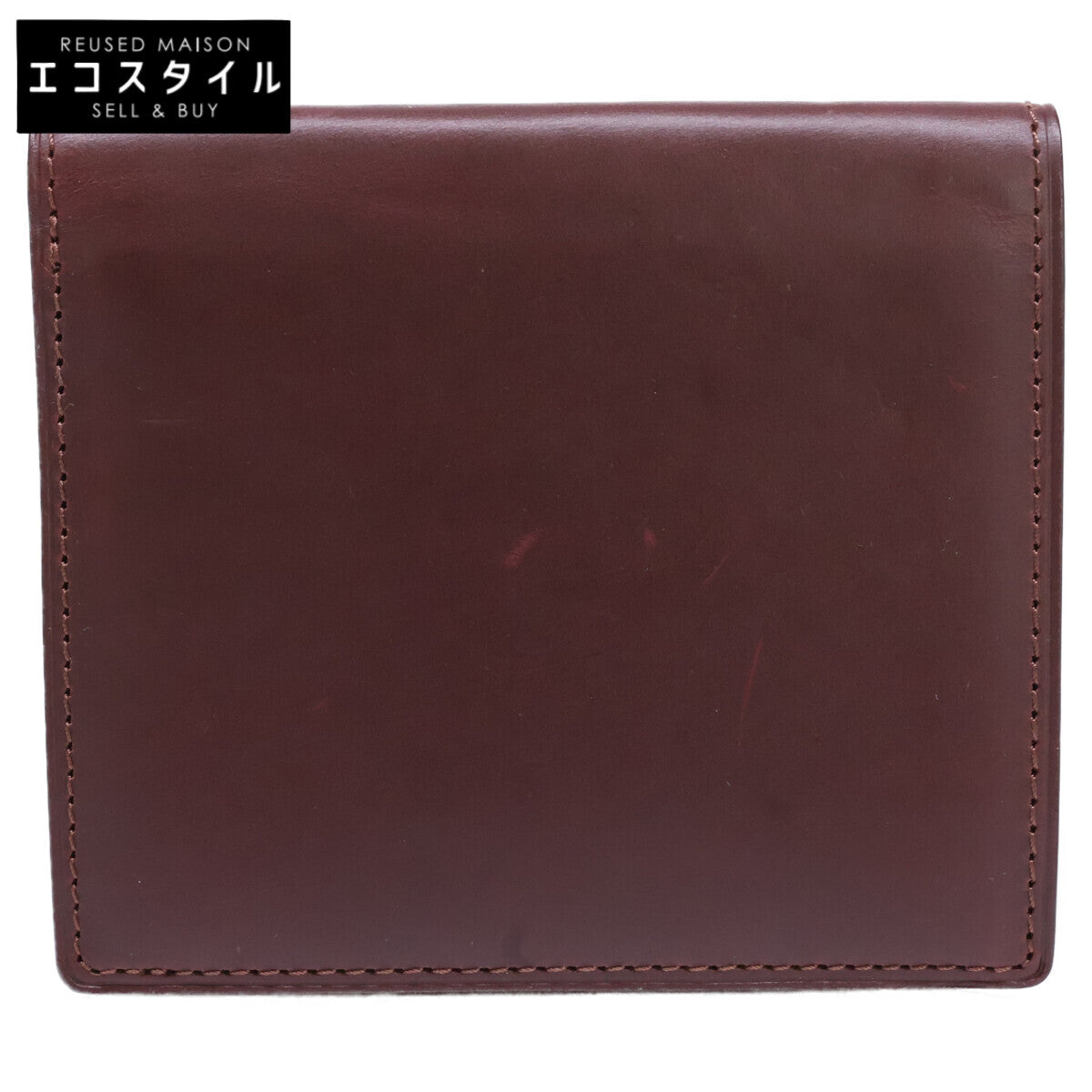 GANZO ガンゾ 【美品】MYSTIC ミスティック ホーウィンレザー 札入れ/ミニウォレット 二つ折り財布（小銭入れなし）