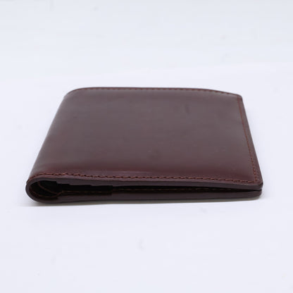 GANZO ガンゾ 【美品】MYSTIC ミスティック ホーウィンレザー 札入れ/ミニウォレット 二つ折り財布（小銭入れなし）