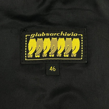 giab's ARCHIVIO BARGELLO GOLD 黑色泰迪摇粒绒夹克
