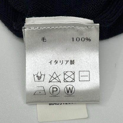 BORRELLI ボレッリ ネイビー ハーフジップ ニット トップス