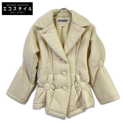 ISSEY MIYAKE イッセイミヤケ 00s IM33FD509 中綿 サークル 変形デザイン ジャケット ホワイト ジャケット