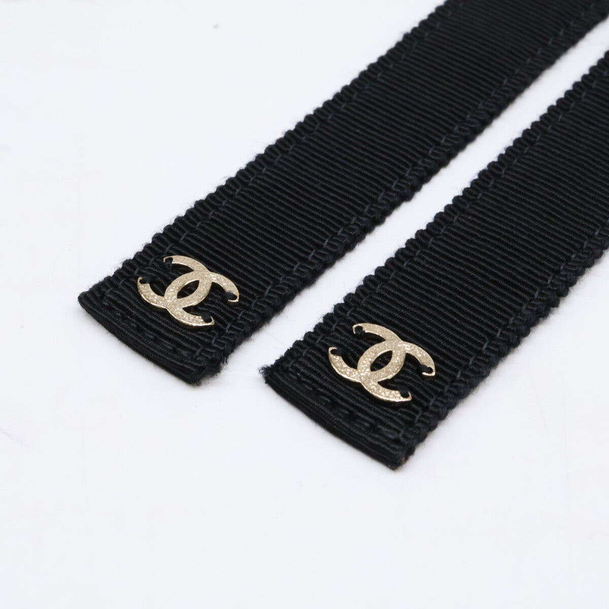 CHANEL シャネル 【美品】G20C ココマーク グログラン チェーン リボン ベルト