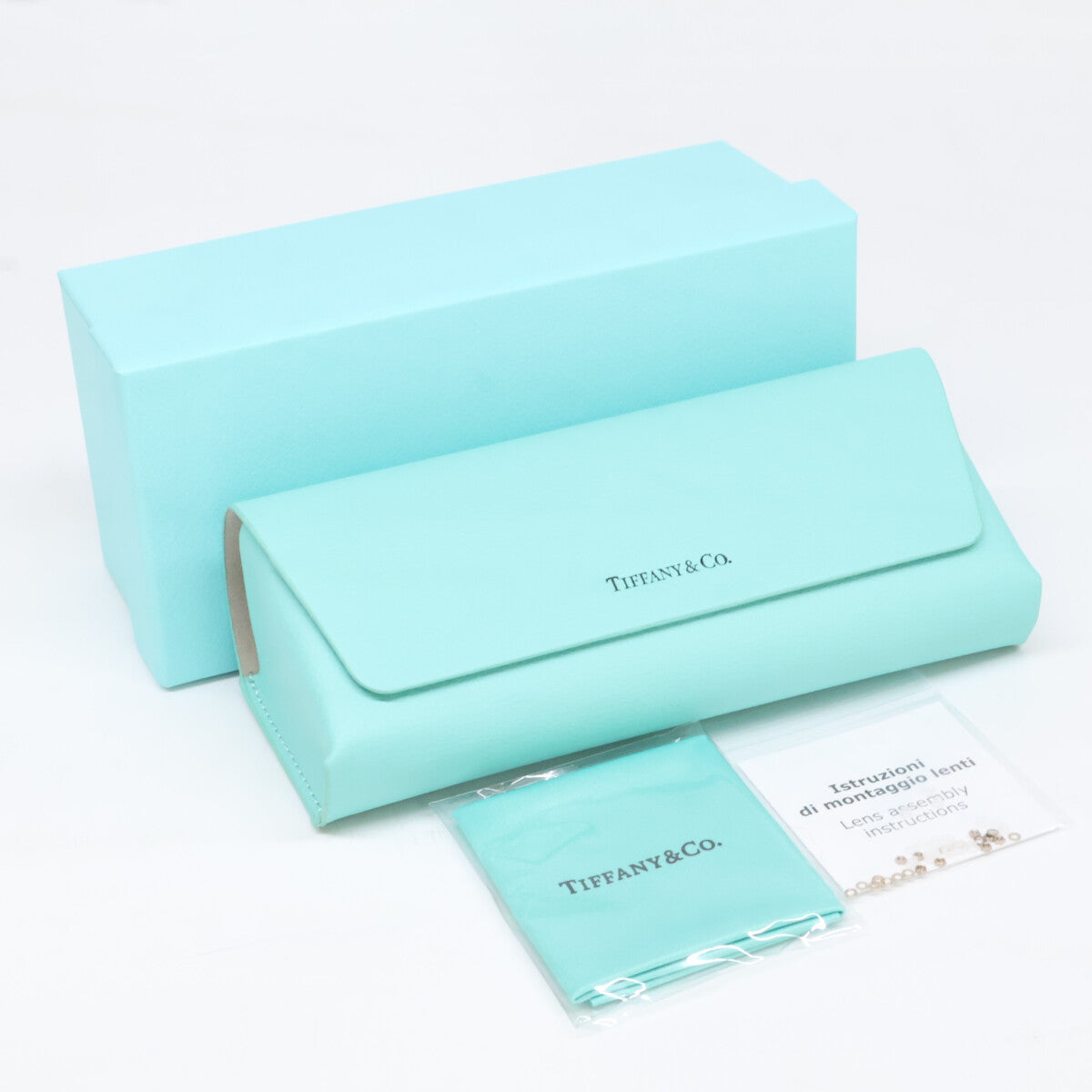 TIFFANY&Co. ティファニー 【美品】TF3104-D 6178/11 HardWear ハードウェア ツーポイント オーバルシェイプ サングラス