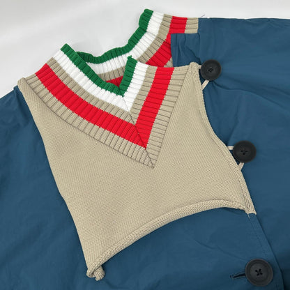 kolor カラー ブルー 22SCL-C03105 製品染めNyタイプライター BLOUSON コート