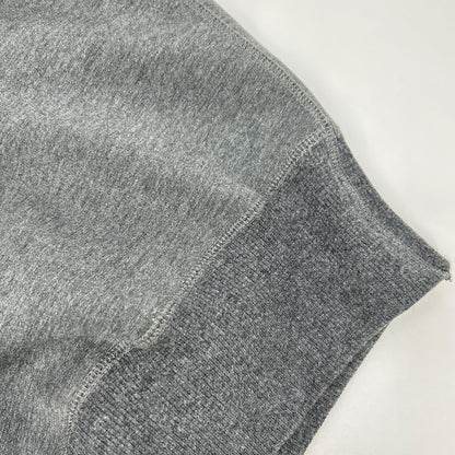 kolor カラー グレー×パープル 21WCMーT12202S ロゴ刺繍 ダンボールクルーネックスウェットシャツ トップス