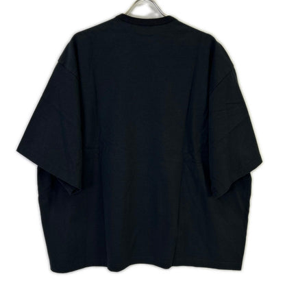 kolor カラー ブラック 23SCM-T12207 度詰めハード天竺プリントTシャツ トップス