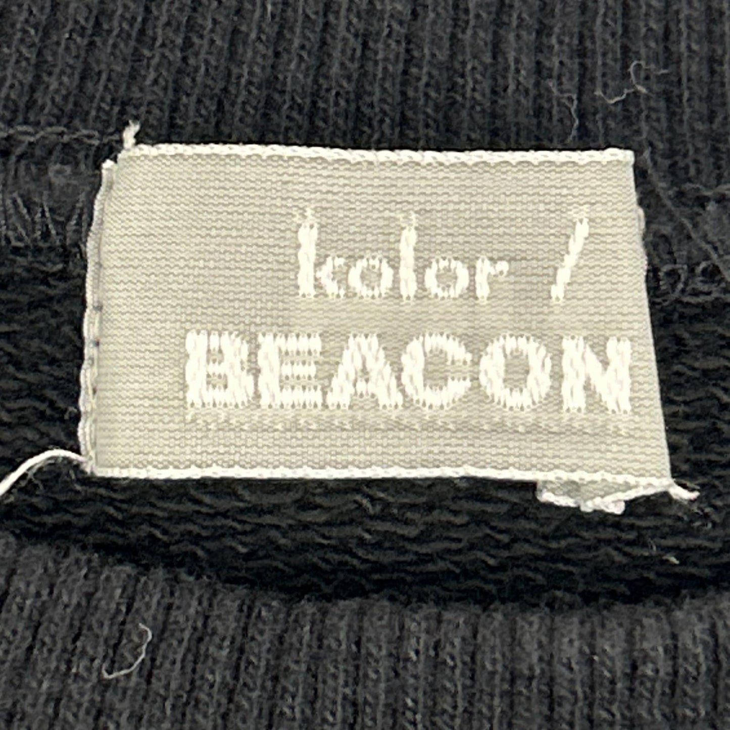 kolor カラー ブラック 22WBM-T08233 BEACON プリント SWEAT トップス
