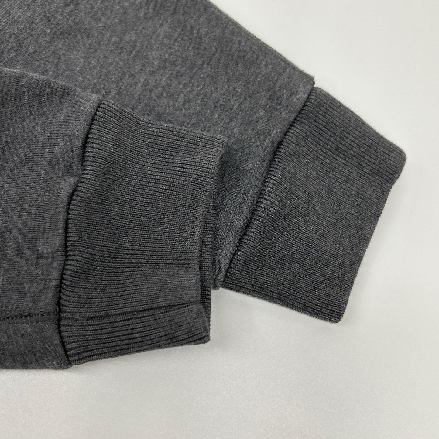 Plan C gray FLCJB51S69TF002 Bianca patch side-zip sweatshirt top