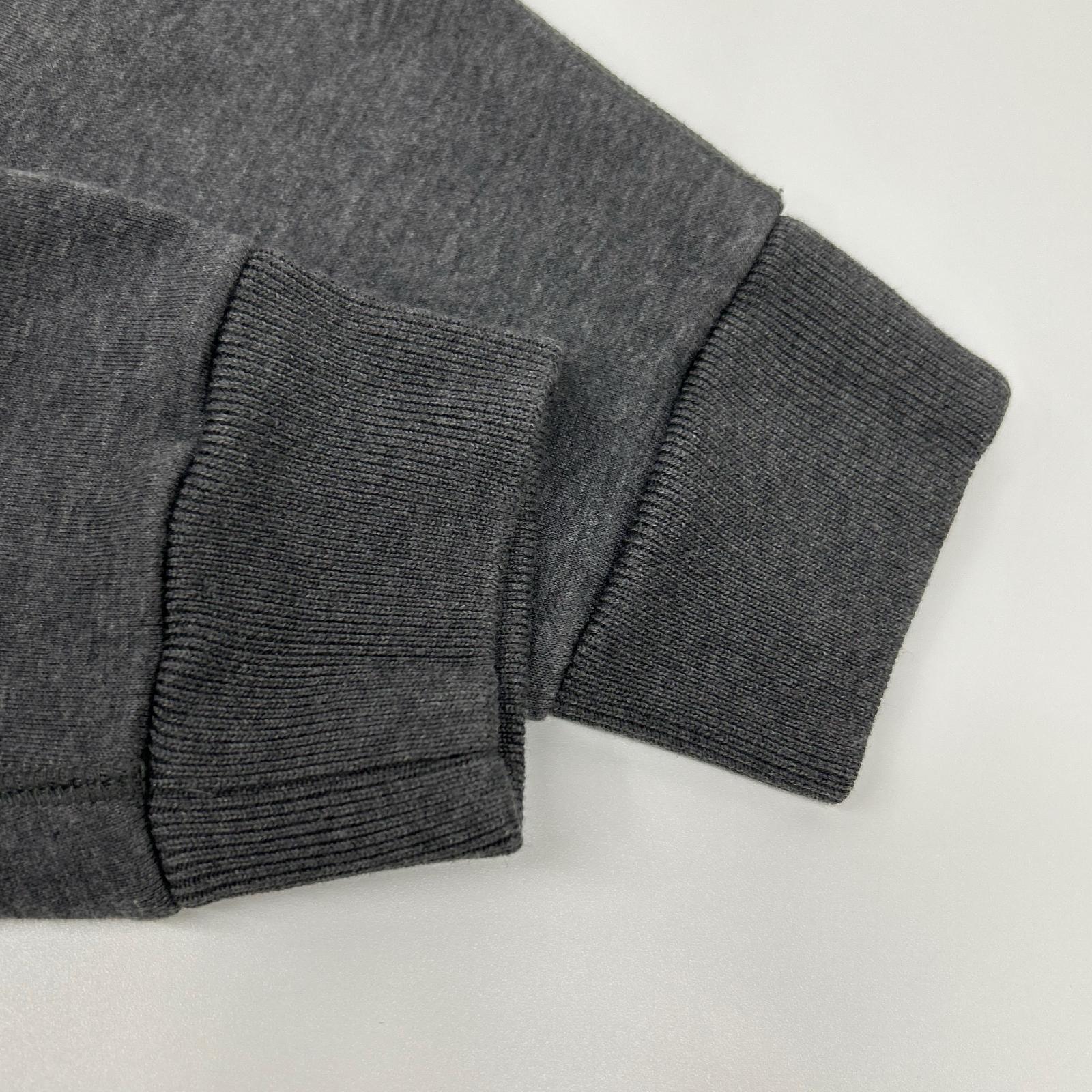 Plan C gray FLCJB51S69TF002 Bianca patch side-zip sweatshirt top