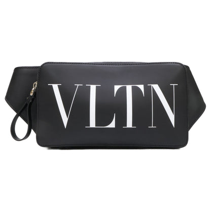 VALENTINO ヴァレンティノ 【美品】VLTNロゴ ロックスタッズ ボディバッグ