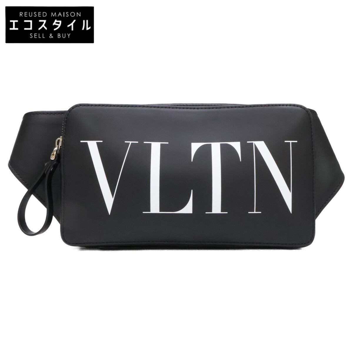 VALENTINO ヴァレンティノ 【美品】VLTNロゴ ロックスタッズ ボディバッグ