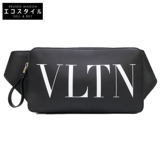 VALENTINO ヴァレンティノ 【美品】VLTNロゴ ロックスタッズ ボディバッグ