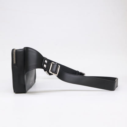 VALENTINO ヴァレンティノ 【美品】VLTNロゴ ロックスタッズ ボディバッグ