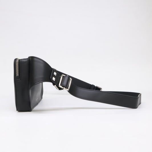 VALENTINO ヴァレンティノ 【美品】VLTNロゴ ロックスタッズ ボディバッグ