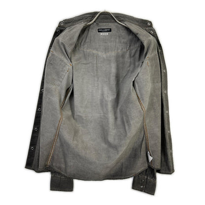 DOLCE&GABBANA ドルチェアンドガッバーナ G5BA3D/G8L49 SICILIA グレー ウエスタンデニムシャツ トップス