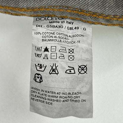 DOLCE&GABBANA ドルチェアンドガッバーナ G5BA3D/G8L49 SICILIA グレー ウエスタンデニムシャツ トップス