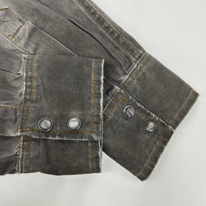 DOLCE&GABBANA ドルチェアンドガッバーナ G5BA3D/G8L49 SICILIA グレー ウエスタンデニムシャツ トップス