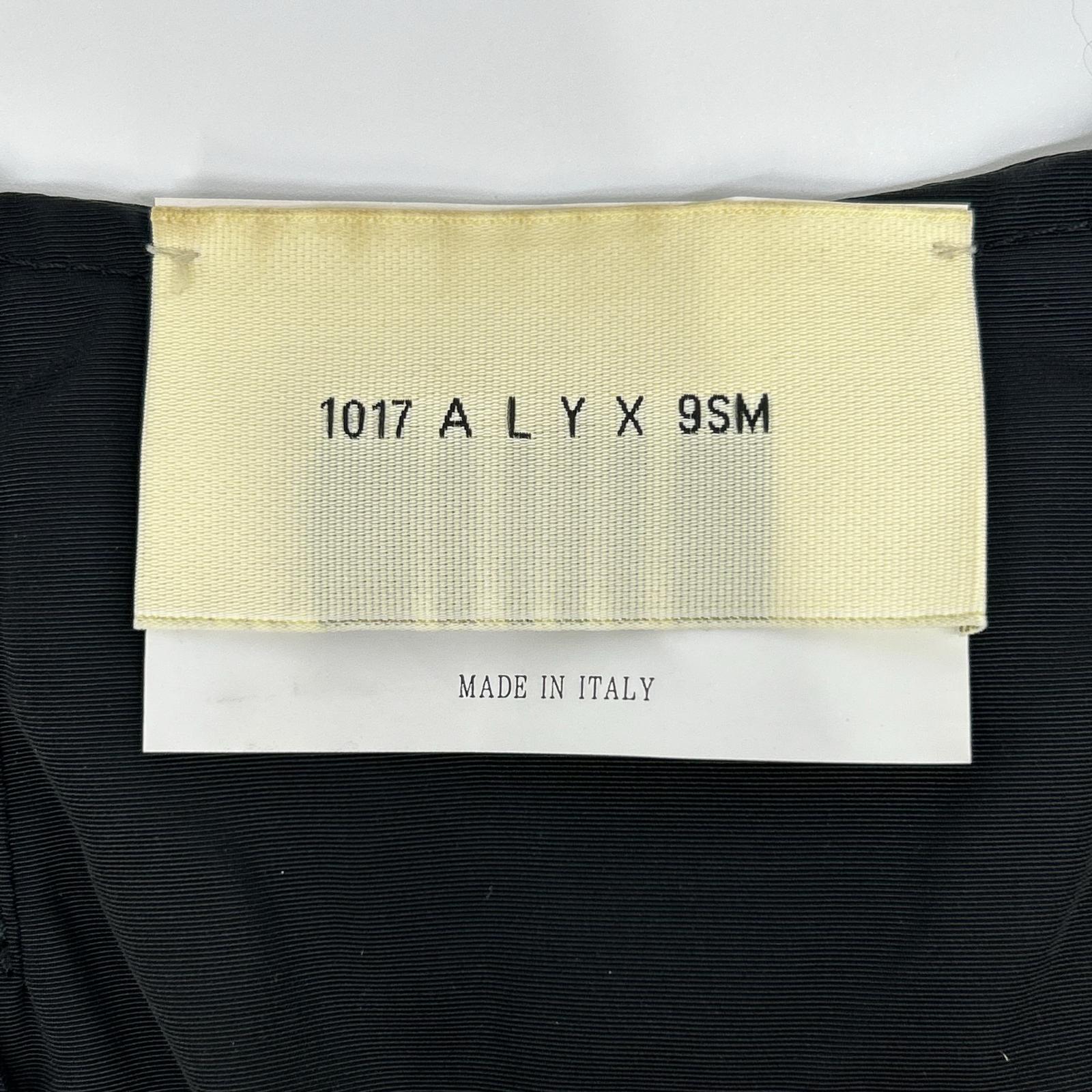 1017 ALYX 9SM Alyx S19-ALYX-AAM Black Attachment Belt Nylon Vest
