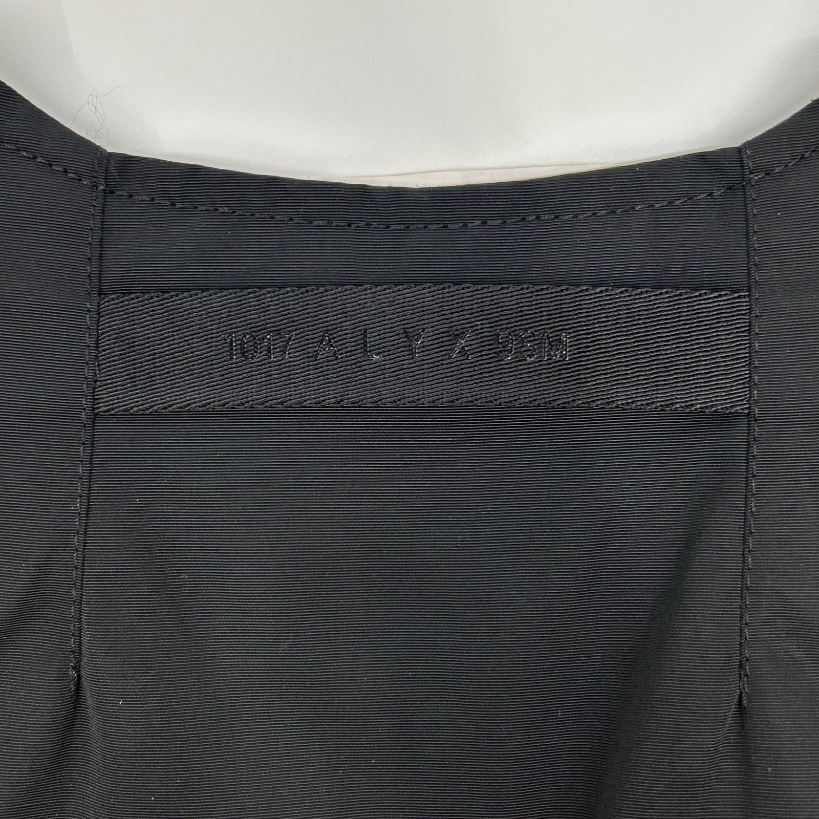 1017 ALYX 9SM アリクス S19-ALYX-AAM ブラック アタッチメントベルト ナイロンベスト ベスト