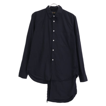 COMMEdesGARCONS HOMME PLUS コムデギャルソンオムプリュス PD-B018 ブラック レイヤード アシンメトリー 再構築シャツ トップス